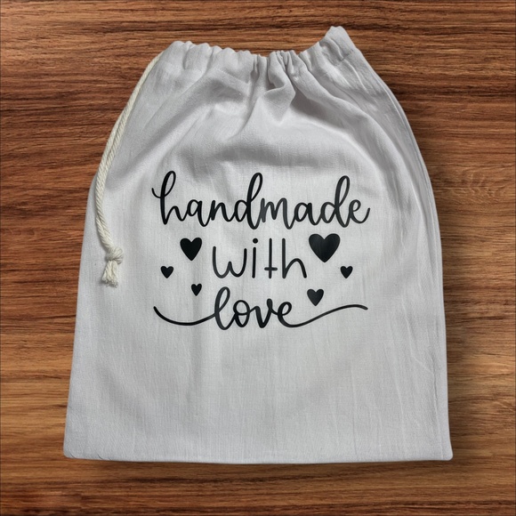 Farmhouse Country Style Cotton Linen Organic Sourdough Bread Bag, Bread Keeper - Picture 5 of 5